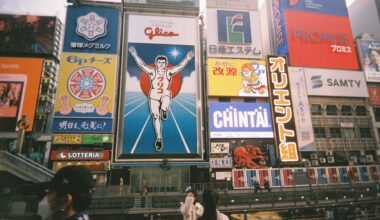 Film photo of the Glico Man (Feb, 2023)