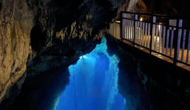 Ryusendo cave in Iwate