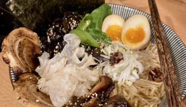 My dinner! Mushroom Ramen made with love <3