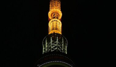 Tokyo Skytree at night