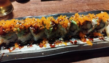 Happiness is a Dragon Roll, Soft Shell Crab and Unagi!
