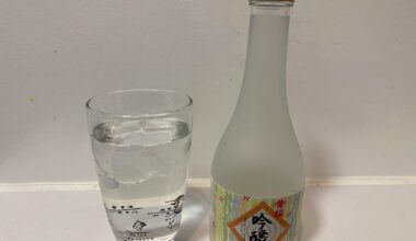 Alcohol(Sake) and side dish