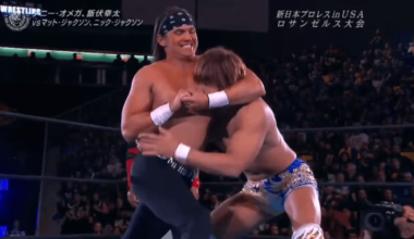 03/25/2018 - The Young Bucks vs The Golden Lovers on New Japan's Strong-style Evolved show
