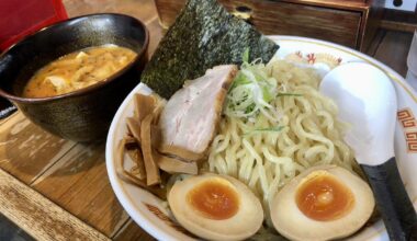 Spicy tsukemen from Inage <3