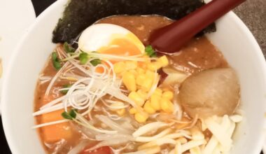 Curry tsukemen with cheese in Kamakura 💕