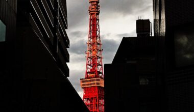 Early morning walk near Tokyo Tower