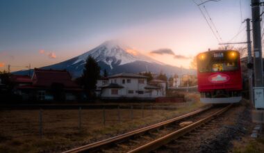 Train to Fuji.