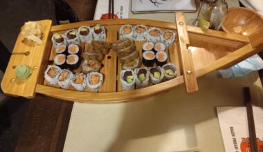 Had sushi today for my birthday, it was delicious