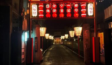 Strolling around Kyoto at night