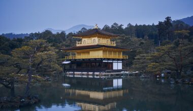 Kinkaku-ji in the morning