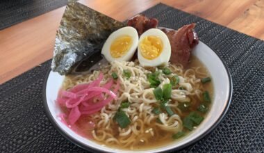 Homemade Shoyu ramen