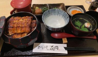 ひつまぶし - Hitsumabushi (grilled eel dish) at Hanaoka Restaurant in Nagoya