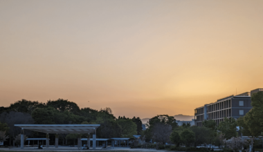 Umekoji Park, looking West towards the Kyoto Railway Museum