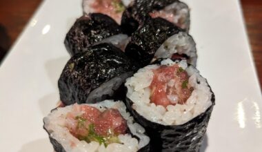 Negi Toro rolls. Simple, but it's my favorite.