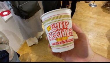 Visiting the cup noodle ramen museum in Japan