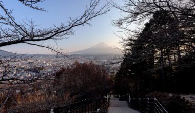 View on the Climb Up to Chureito Pagoda