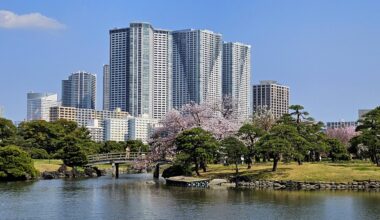 (OC) Clear Spring View From Hamarikyu Koen