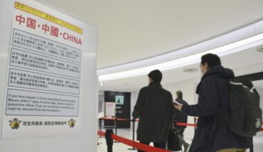 Japan to end negative COVID test requirement for visitors from China