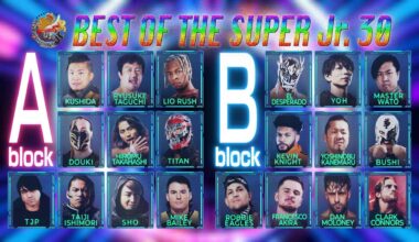 Best of the Super Jr. 30 lineup revealed!