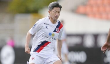 56-yr-old Kazuyoshi Miura makes Portuguese 2nd division debut