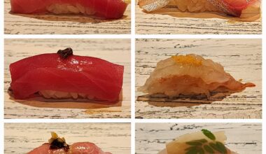 Highlights from a recent trip to an omakase bar