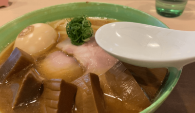 Shoyu Ramen with Chicken and Niboshi Broth in Tokyo