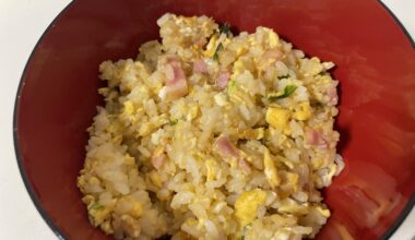 Homemade egg fried rice