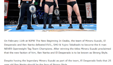 Did you guys know that they 'may add more people' to the Strong Style Minoru group?