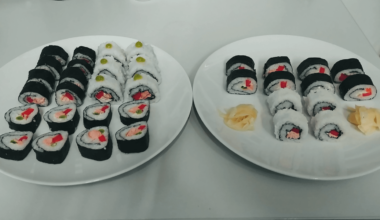 i sometimes tried to make sushi and these ones look the best