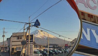 Some views of Mount Fuji from my last trip