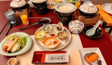 Traditional Japanese breakfast