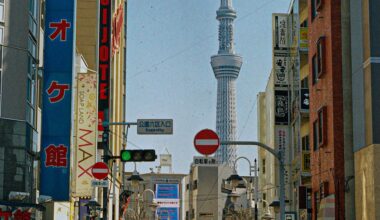 Walking around Asakusa last March