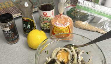 A Taste of Hawaii in the Central Coast, CA - Locally Foraged Opihi Poke w/ Foraged Seaweed & Spring Onions