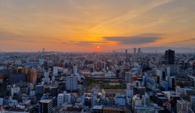 Yesterday on top of the Tsutenkaku tower, Osaka