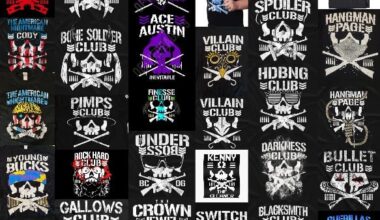 Since The Rebel announced the death of specific Bullet Club members' T-shirts, here's a tribute post to various logos used over the years