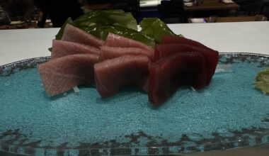 Some of my sashimi cuts and nigiri