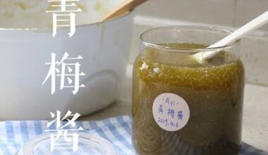 Ume jam from UNRIPE ume?