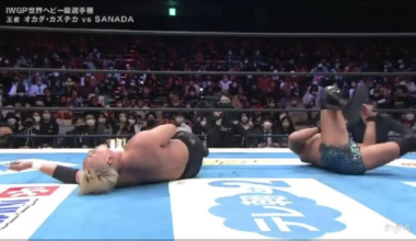 Kazuchika Okada vs SANADA Sakura Genesis 2023 Highlights