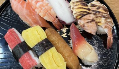 Nigiri selection from family owned business🫶