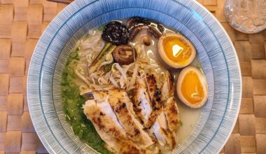 Tori Paitan Ramen with Mushroom Shio Tare