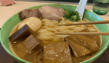 Thick and glorious ramen noodles at Kamei (Tokyo)