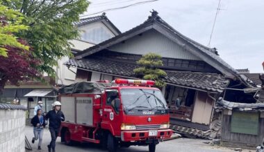 M6.5 quake rocks Ishikawa Prefecture in central Japan