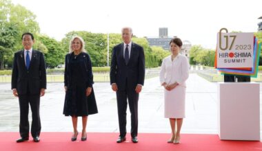 G-7 leaders make unprecedented visit to Hiroshima A-bomb museum