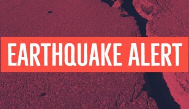 Earthquake alert