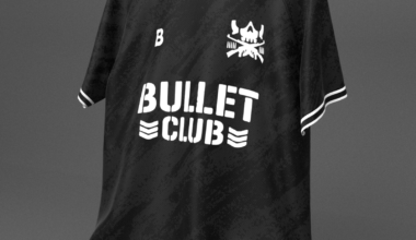 NJPW & BLCKSMTH announce Official Bullet Club Football Jersey