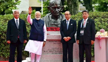 India Donates Statue of Gandhi to Hiroshima