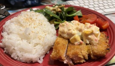 Chicken nanban and homemade tartar sauce