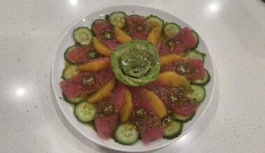 Tuna “appetizer” that I made and ate as my dinner