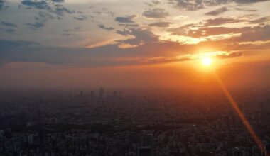 From sunset into night - taken from Tokyo SkyTree last summer