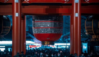 Asakusa during new year’s.